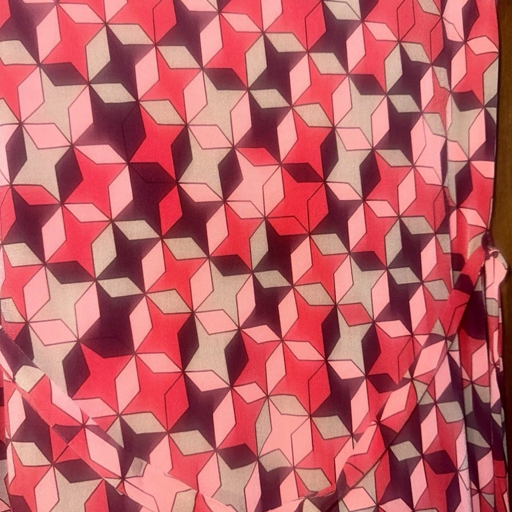 Banana Republic Geometric Multicolor Fitted Dress Women’s Size Medium - Picture 6 of 8